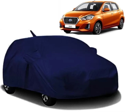 KULTEX Car Cover For Datsun Go (With Mirror Pockets)(Blue)