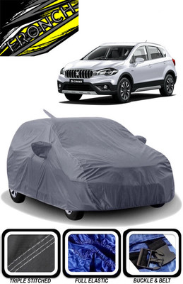 FRONCH Car Cover For Maruti Suzuki S-Cross, S-Cross DDiS 200 Zeta (With Mirror Pockets)(Grey)