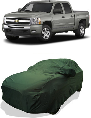 Coxtor Car Cover For Chevrolet Silverado 5.7L (With Mirror Pockets)(Green)