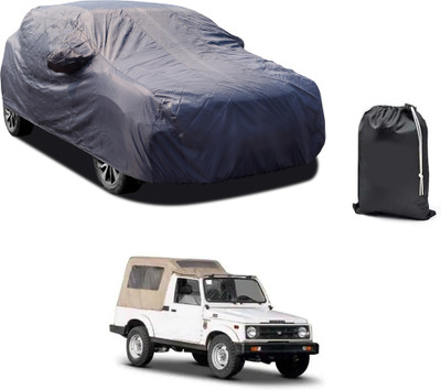 PAGORA Car Cover For Maruti Suzuki Gypsy (With Mirror Pockets)(Grey)