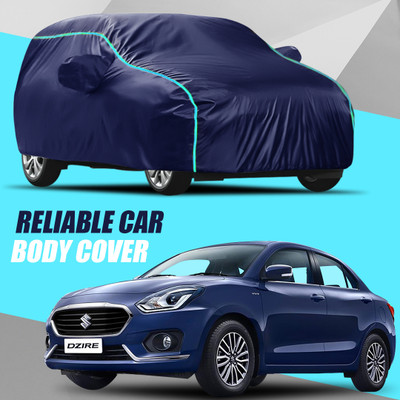 AXLOZ Car Cover For Maruti Suzuki Swift Dzire (With Mirror Pockets)(Multicolor)