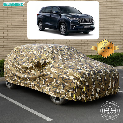 CODOKI Car Cover For Toyota Innova Hycross (With Mirror Pockets)(Yellow, Multicolor)