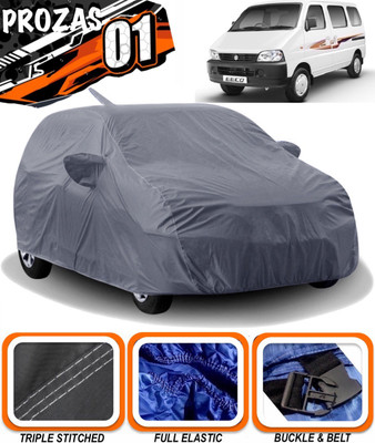 prozas Car Cover For Maruti Suzuki Eeco (With Mirror Pockets)(Grey)
