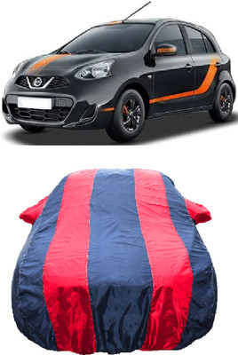 Wegather Car Cover For Nissan Micra XV CVT Petrol (With Mirror Pockets)(Red)