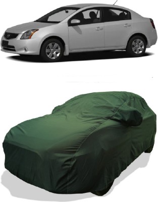 Coxtor Car Cover For Nissan Sentra 2.0 S (With Mirror Pockets)(Green)