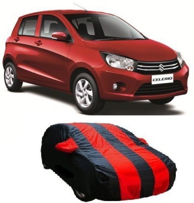 CREEPER Car Cover For Maruti Suzuki Celerio (With Mirror Pockets)(Red, Blue)