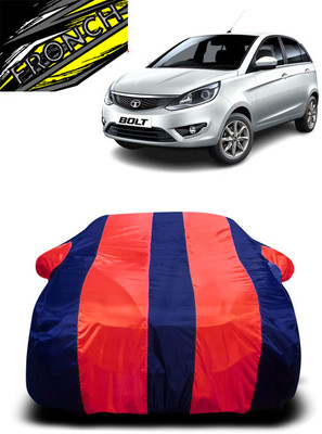 FRONCH Car Cover For Tata Bolt Revotron XE (With Mirror Pockets)(Red, Blue)