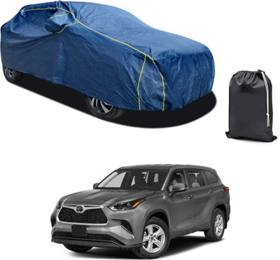 PAGORA Car Cover For Toyota Highlander (With Mirror Pockets)(Blue)