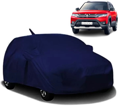 MAVENS Car Cover For Maruti Suzuki Vitara Brezza (With Mirror Pockets)(Blue)