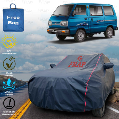 Frap Car Cover For Maruti Suzuki Omni, Omni Van, Omni MPI STD, Omni MPI CARGO (With Mirror Pockets)(Blue, Red)
