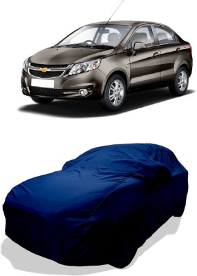 Coxtor Car Cover For Chevrolet Sail 1.3TCDi LS (With Mirror Pockets)(Blue)