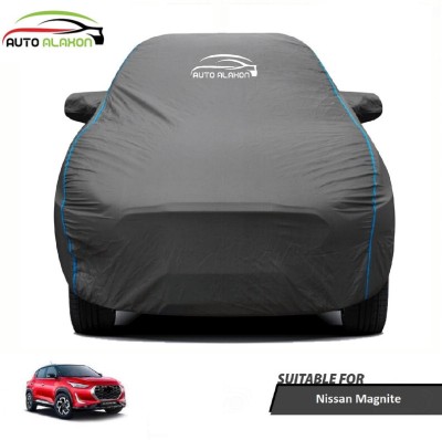 AUTO ALAXON Car Cover For Nissan Magnite (With Mirror Pockets)(Black)