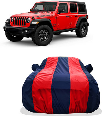 Tricway Car Cover For Jeep Wrangler (With Mirror Pockets)(Red)