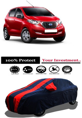 Amexride Car Cover For Datsun Redi-Go AMT 1.0 S Petrol (With Mirror Pockets)(Red)