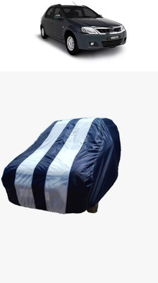 ATBROTHERS Car Cover For Mahindra Verito 1.5 D6 BSIV Diesel (Without Mirror Pockets)(White, Blue)