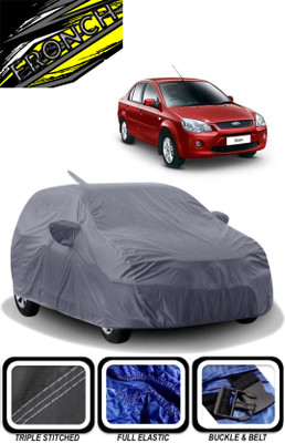 FRONCH Car Cover For Ford Ikon (With Mirror Pockets)(Grey)