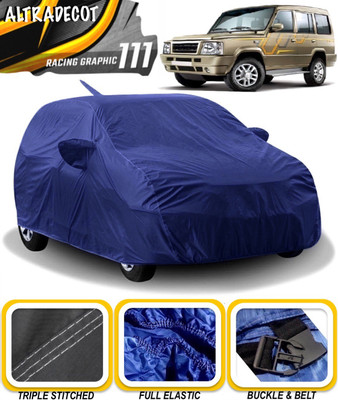 ALTRADECOT Car Cover For Tata Sumo Gold (With Mirror Pockets)(Blue)