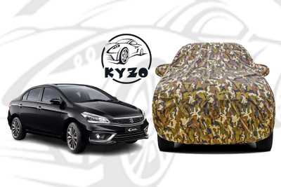 KYZO Car Cover For Maruti Suzuki Ciaz (With Mirror Pockets)(Multicolor)