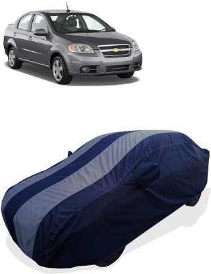 Coxtor Car Cover For Chevrolet Aveo (With Mirror Pockets)(Grey)