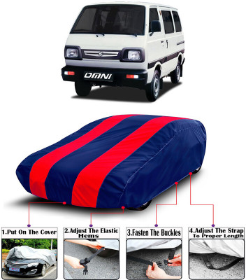 RWT Car Cover For Maruti Suzuki Omni (With Mirror Pockets)(Red, Blue)