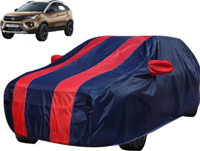 Auto Hub Car Cover For Tata Nexon (With Mirror Pockets)(Red)