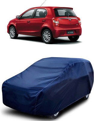 MoTRoX Car Cover For Toyota Etios Liva (Without Mirror Pockets)(Blue)