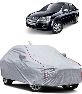 FRONCH Car Cover For Ford Fiesta (With Mirror Pockets)(Silver)