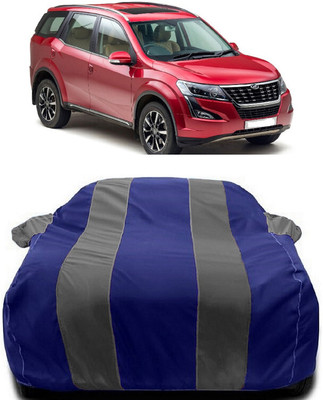 Autoprime Car Cover For Mahindra XUV500 W5 Diesel (With Mirror Pockets)(Grey, Blue)
