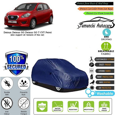 Tamanchi Autocare Car Cover For Datsun Datsun GO Datsun GO T CVT Petrol(Blue)