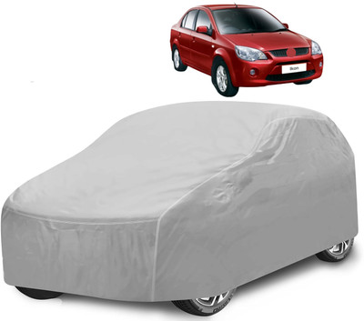 Caronix Car Cover For Ford Ikon (With Mirror Pockets)(Silver)