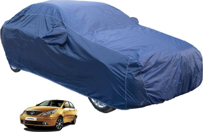 MOCKHE Car Cover For Tata Manza (With Mirror Pockets)(Blue)