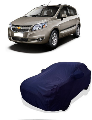 Tricway Car Cover For Chevrolet Sail Hatchback 1.3 TCDi LT ABS (With Mirror Pockets)(Blue)