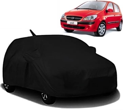 AXLOZ Car Cover For Hyundai Getz Prime (With Mirror Pockets)(Black)