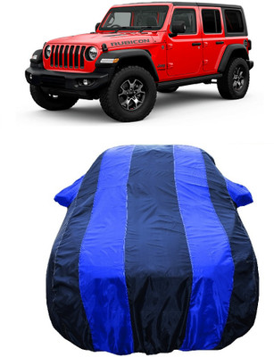 Wegather Car Cover For Jeep Wrangler (With Mirror Pockets)(Blue)