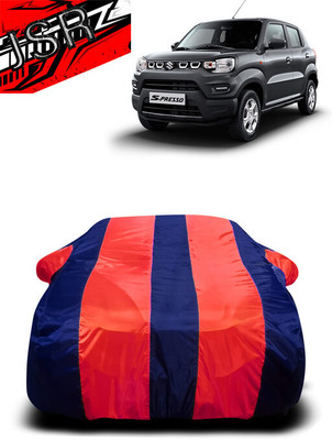 J S R Car Cover For Maruti S-Cross Zeta DDiS 200 SH Diesel (With Mirror Pockets)(Red, Blue)