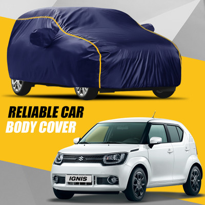AXLOZ Car Cover For Maruti Suzuki Ignis (With Mirror Pockets)(Multicolor)