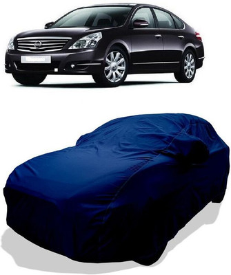 QLAX Car Cover For Maruti Teana (With Mirror Pockets)(Blue)