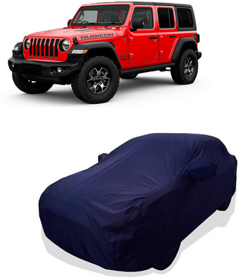 Tricway Car Cover For Jeep Wrangler (With Mirror Pockets)(Blue)