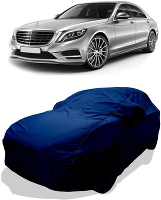 Coxtor Car Cover For Mercedes Benz S-Class S400 (With Mirror Pockets)(Blue)