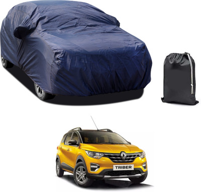 CODOKI Car Cover For Renault Triber (With Mirror Pockets)(Blue)