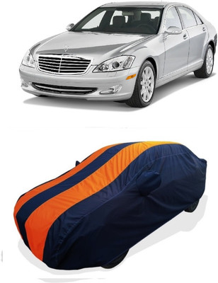Coxtor Car Cover For Mercedes Benz S320 (With Mirror Pockets)(Orange)
