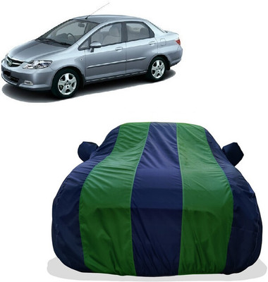 Tricway Car Cover For Honda City ZX (With Mirror Pockets)(Green)