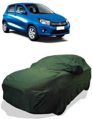 Coxtor Car Cover For Maruti Suzuki Celerio ZDi (With Mirror Pockets)(Gold)