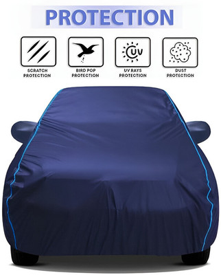 Autohaux Car Cover For Maruti Suzuki S-Cross Premia (With Mirror Pockets)(Blue)
