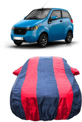Wegather Car Cover For Mahindra e2o (With Mirror Pockets)(Red)