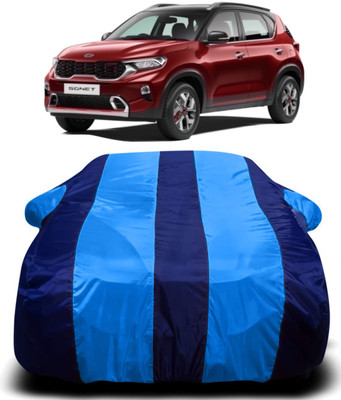 XOCAVO Car Cover For Kia Sonet (With Mirror Pockets)(Multicolor)