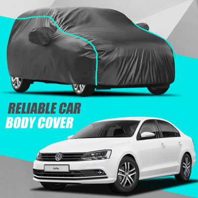 R Rayvin Star Car Cover For Volkswagen Jetta (With Mirror Pockets)(Multicolor)