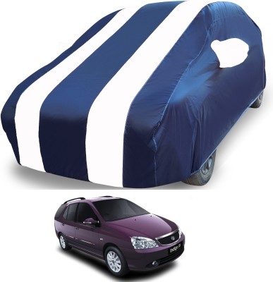 AUTYLE Car Cover For Tata Indigo Marina (With Mirror Pockets)(White)