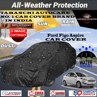 Tamanchi Autocare Car Cover For Ford Figo Aspire(Black)