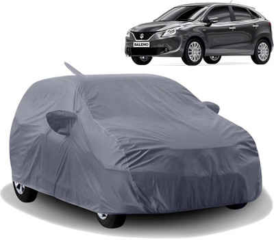 AUTOSITE Car Cover For Maruti Suzuki Baleno (Without Mirror Pockets)(Grey, For 2015, 2016, 2017, 2018, 2019, 2020 Models)